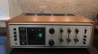 Akai AA-8500 Stereo FET VU meters Stereo Receiver 65 WPC Owner's
