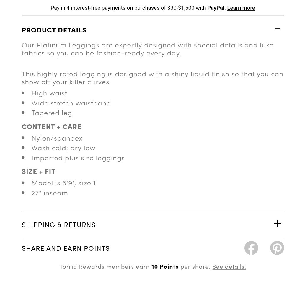 TORRID LIQUID PYTHON LEGGINGS SZ 2X - image 4