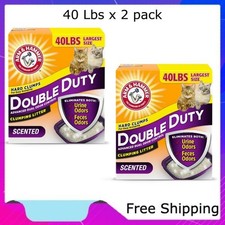 ARM HAMMER Double Duty Cat Litter, Advanced Odor Control Clumping Cat Litter