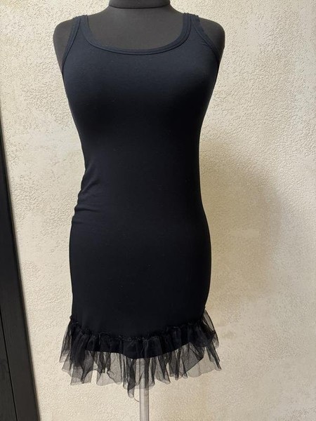 Women Intimissimi Dress Black Viscose 34 / XS / 42 #9AQX