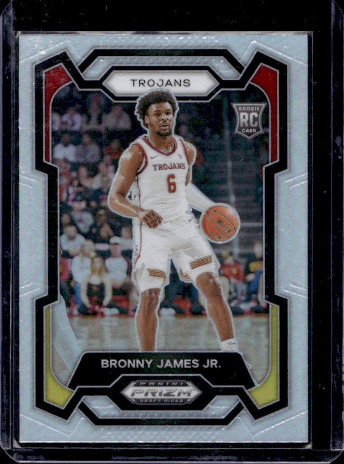 2024 Prizm Draft Picks Collegiate Bronny James Jr. RC Silver #86 Trojans