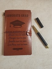 Inspirational Graduation Journal Congratulations on Your New Journey w/Pen