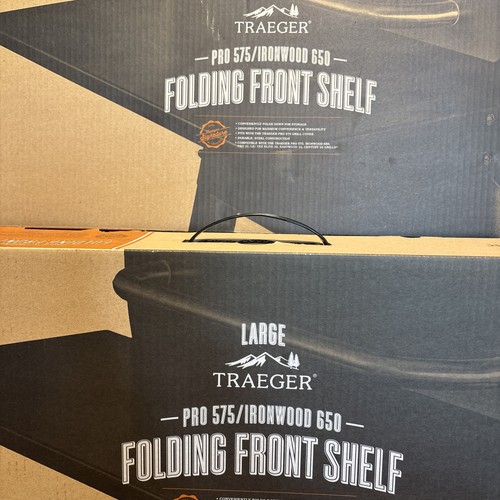 Folding Front Shelf for Traeger 20 Series, Pro 22, Pro 575, Ironwood 650 Series