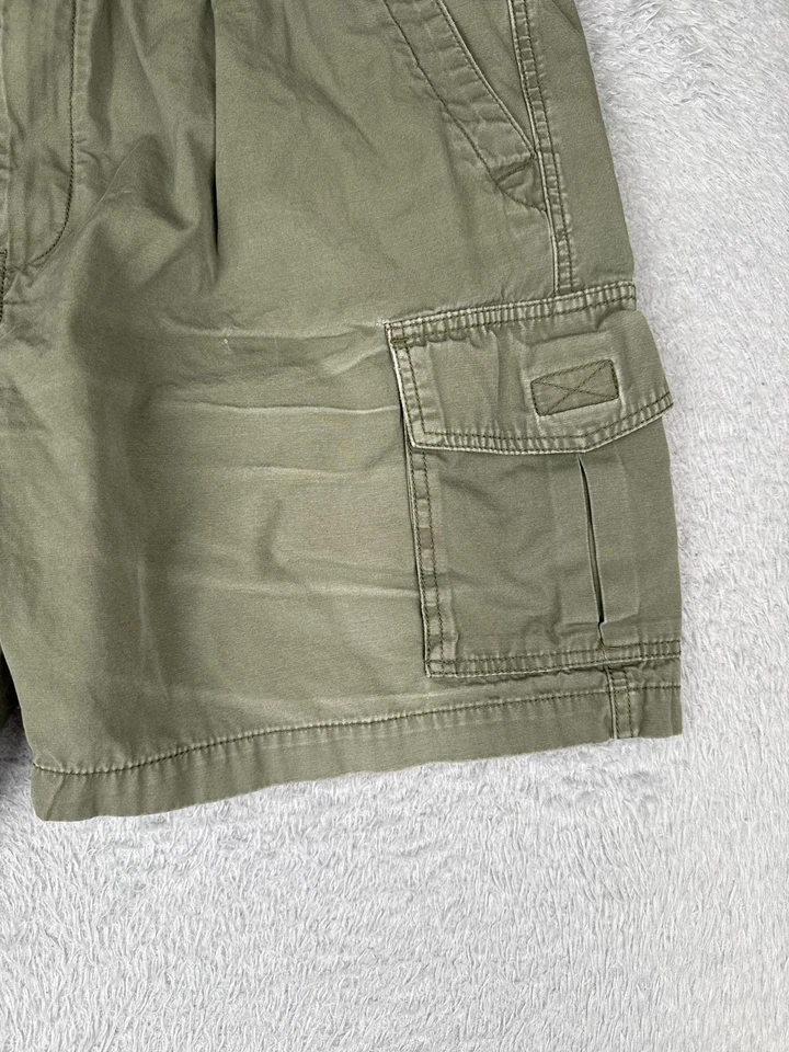 Tommy Bahama Pantalones Cortos Para Hombre Grandes Verde Relax Carga Algodón Elástico Cintura Bolsillos Foto 2 de 4
