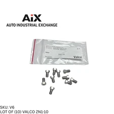 Lot of 10 Valco ZN1-10 OEM Genuine Replacement Industrial Part High Quality