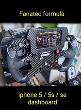 Dashboard iPhone pour Volants Fanatec Formula