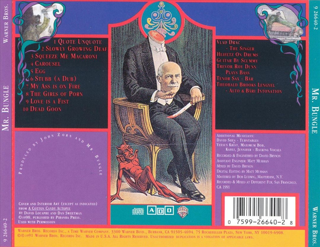 Mr Bungle by Mr. Bungle (CD, 1991) for sale online | eBay