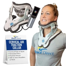 Cervical Traction Collar- Electric Pump- Neck Traction Device for Pain Relief