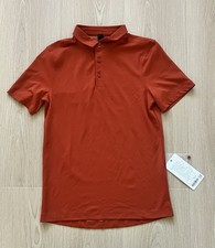 Lululemon ShowZero Slim Fit Polo Shirt Button Front Men's Size Small Atru