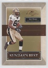 2007 Donruss Classics Sunday's Best 272/1000 Joe Horn #SB-21 0h3