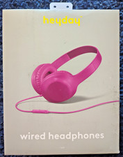 Heyday Wired Headphones Pink / Neon Violet 