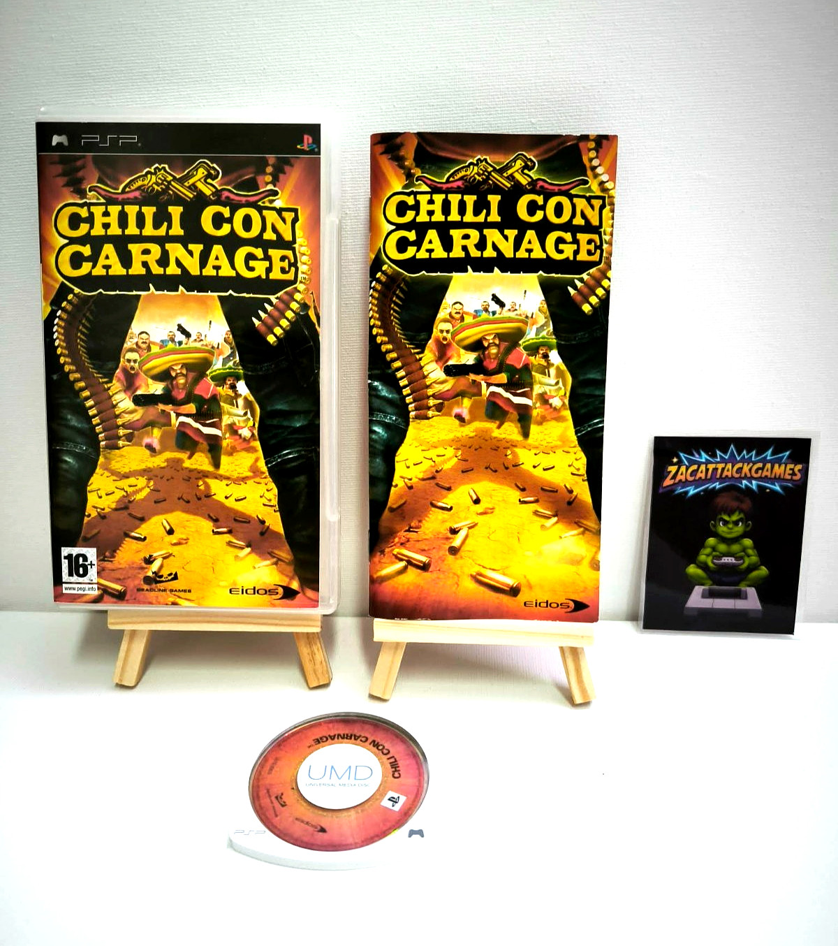 Chili Con Carnage Sony Playstation Portable PSP CIB  envoi rapide et suivi