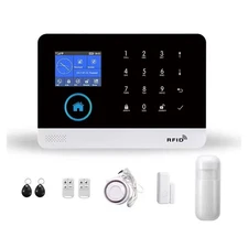 Alarm Security System for Home Safe,DIY 4G/WiFi Burglar Alarm Kits with Door ...