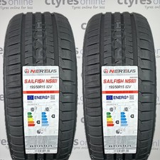 2X New 195 50 15 NEREUS NS601 82V 195/50R15 1955015 *B WET GRIP* (2 TYRES)