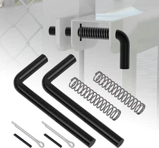 819T Trailer Gate Spring Latch Kit, 2-Pack Heavy Duty Pins for Utility Trailers