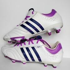 👟Botín de fútbol Adidas para mujer 7,5 Nova pro TRX FG blanco cielo nocturno ultra púrpura