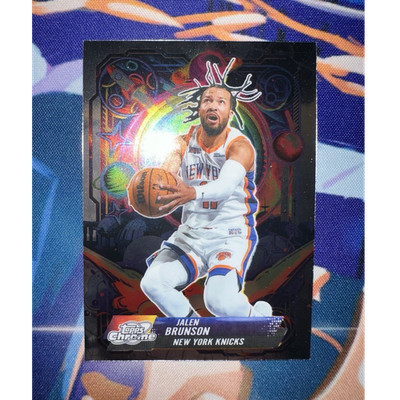 Topps Chrome Cosmics Propulsion PRP-4 Jalen Brunson New York Knicks Insert