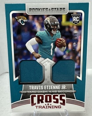 2021 Panini Rookies & Stars Travis Etienne Jr. cross training patch   RC  /199