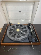 BIC 960 Turntable Parts/Repair w/ Dust Cover & Rare Factory Setup Tool – Vintage