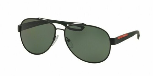 Prada PR 17YS Crystal/Green Polarized (2AZ04D) Sunglasses | eBay
