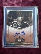 Randy Gregg 2004 Upper Deck Legends Signatures Autograph MINT Oilers Jersey SP💙