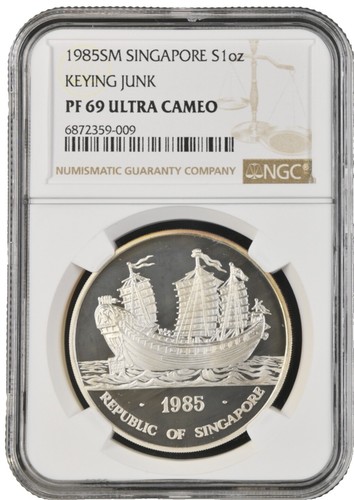 Singapore | 6 Coin Set | 1 5 10 20 50 Cents 1 Dollar | Swordfish