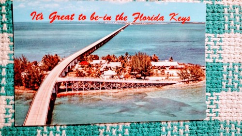 POST CARD SEVEN MILE BRIDGE OVER PIGEON KEY IN FLORIDA KEYS FLORIDA - Picture 12 of 14