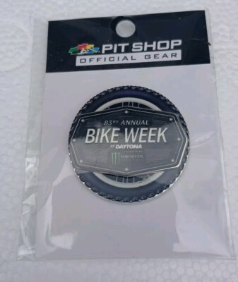83rd Annual Bike Week At Daytona Layered Pin Wheel Shaped New In Package Sealed 