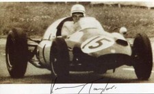 Henry Taylor (+) autograph British FORMULA ONE driver 1959-61, signed photo