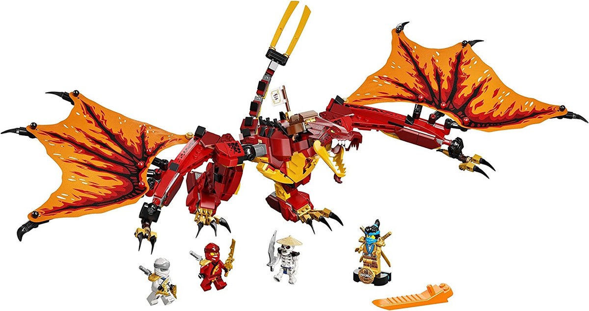 Lego 71753 NINJAGO Fire Dragon Attack Legacy Kai, Zane SEALED | eBay