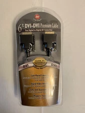 Link Depot DVI-DVI Premium Cable Gold Plated 6 Ft Digital to Digital AV Connect