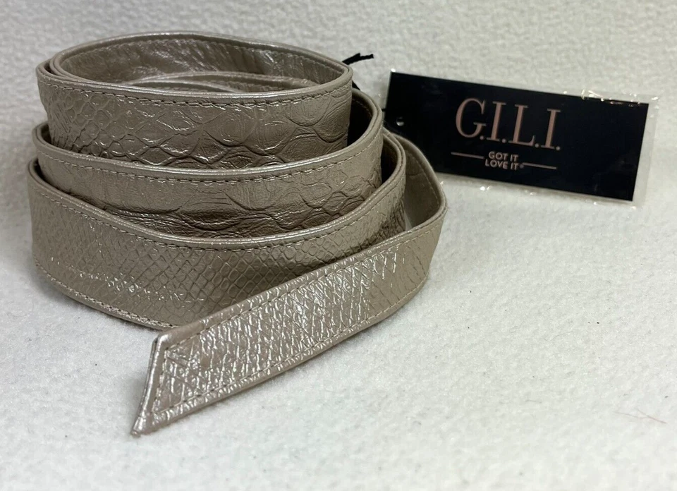 Cinturón Reversible Cuero Patrones GILI Talla M/L Opción Colores: Negro y Beige Foto 2 de 4