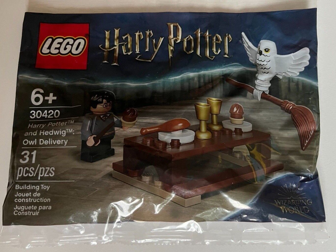  LEGO Harry Potter and Hedwig Owl Delivery 30420 Polybag 27  Pieces : Toys & Games