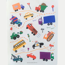 Vintage Hallmark Modes Of Transportation Sticker Sheet