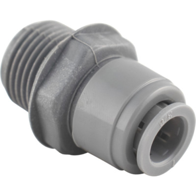 Duotight Push-In Fitting - 9.5 mm (3/8 in.) x 1/2 in. MPT - Beer / Gas /Keg Line