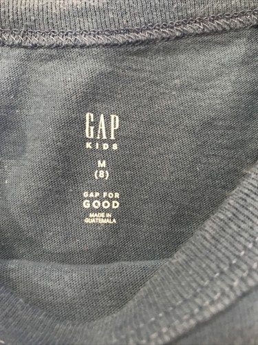 Gap Kids Guitar Music Rock N’ Roll Pop Country 100% Cotton Blue T-shirt Boys M 8 - Picture 6 of 10