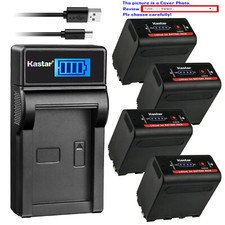 Kastar F980 Battery LCD Charger for Sony NP-F960 CCD-TR640 CCD-TR710 CCD-TR713