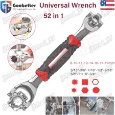 Universal Wrench 52 in 1 Socket Wrench Adjustable Multifunction Spanners Tools