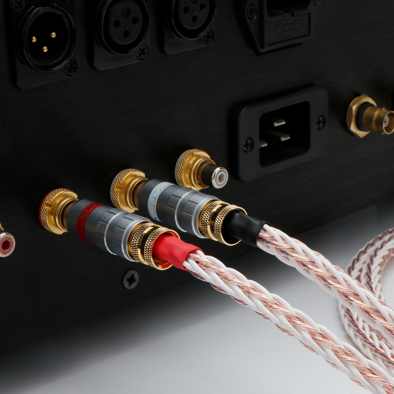 OCC Pure Copper Wire Gold-Plated RCA Plug HiFi Audio Cable
