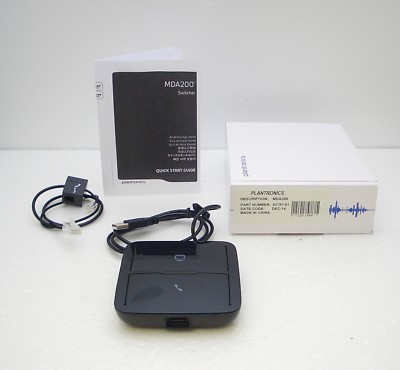 Plantronics MDA200 Telefon, PC USB Unified Kommunikation Multi-Device Switch