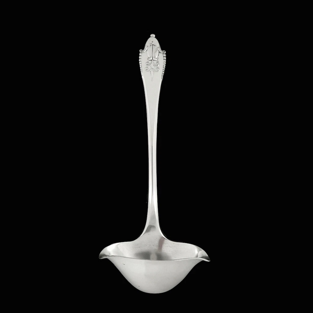 Georg Jensen. Silver Sauce Ladle 155 - Akkeleje / Akeleje.