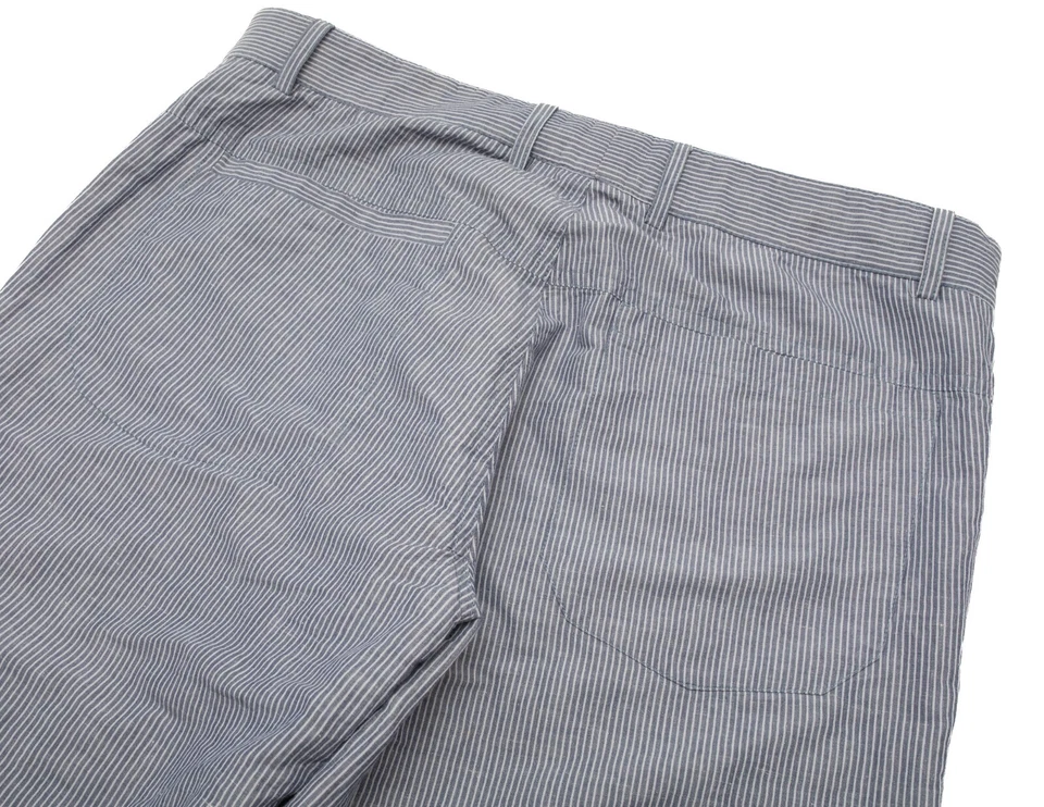 Брюки в полоску с поясом YVES SAINT LAURENT Rive Gauche SS 2006 - Изображение 4 из 4