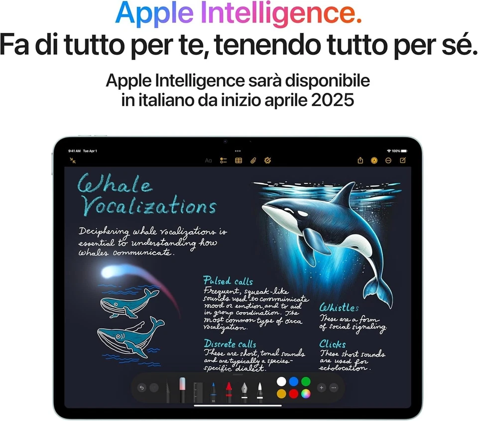 Apple iPad Air 2025 11" M3 Solo WiFi 128GB Tablet GALASSIA MC9Y4 - Imagen 4 de 4