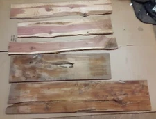  Rustic Red Cedar Boards Slabs, Wood Working, Craft Lumber, Taxidermy Live Edge