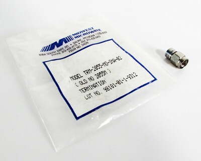 Midwest Microwave - TRM-2055-M0-SMA-02, RF SMA Terminator, DC-18 GHz - 50 Ohms