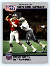 1990-91 Pro Set Super Bowl XXV Silver Anniversary  #79 Harvey Martin FRESH PULL