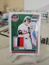 CAMERON UZZILLIA 2022 PANINI USA STARS & STRIPES #USAM-CU 3 COLOR PATCH #10/25