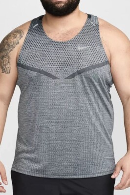 NEW! Nike DRI-FIT ADV TechKnit Ultra Running Tank Mens Sz 2XL Slim  [DM4751-010]