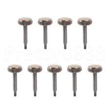 9 x Euphonium Buttons Brass with Nickel Plated for Euphonium Finger Button