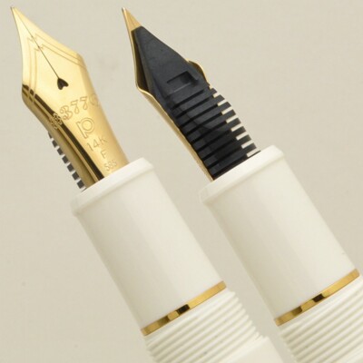 Platinum New #3776 CENTURY Fountain Pen Chenonceau White Broad Nib